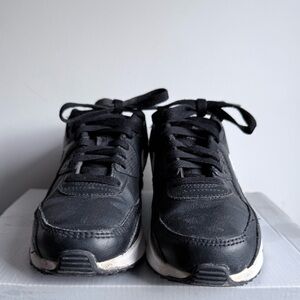 Nike Air Max 90 Black White Sneakers Youth 4Y / Womens 5.5